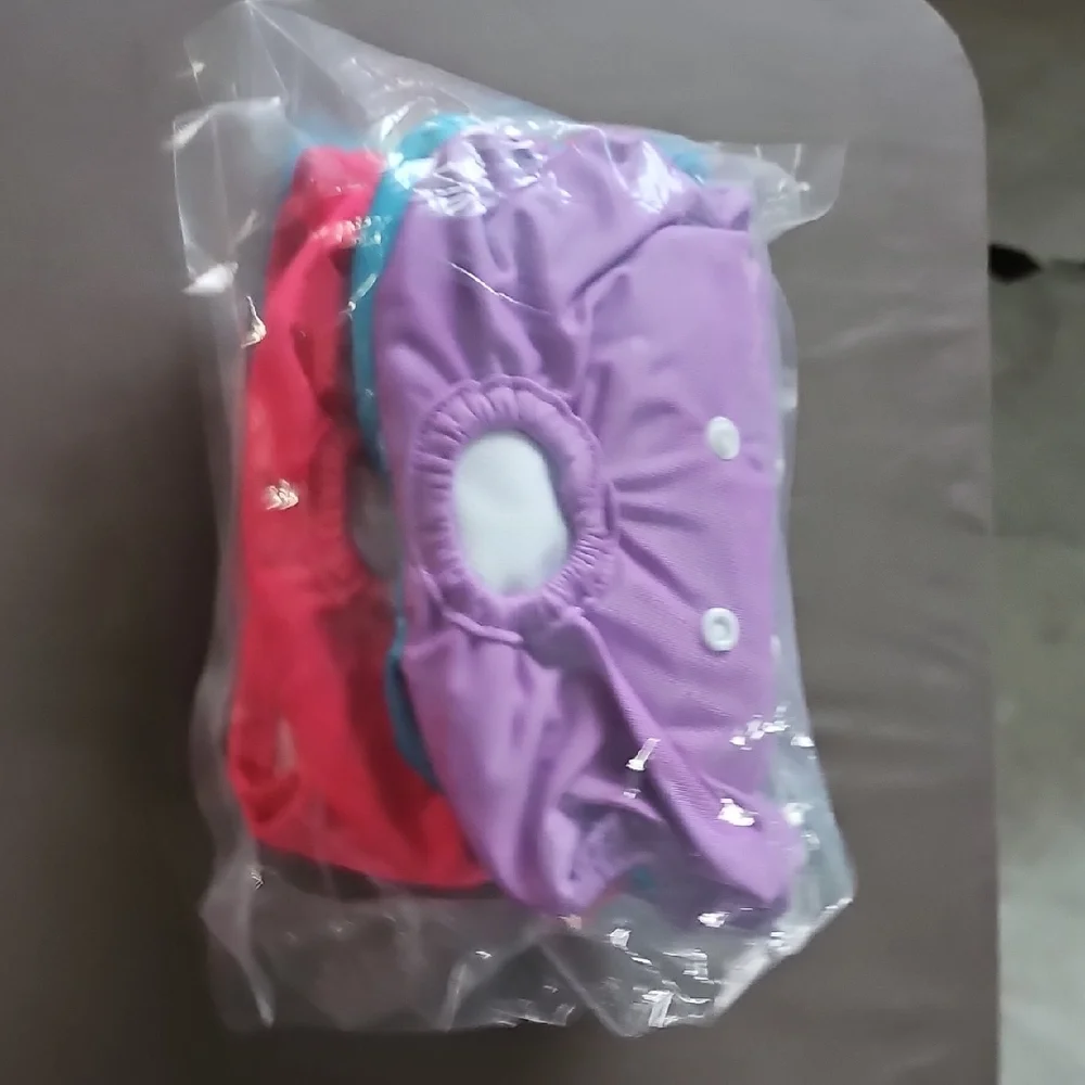 Vibrant Cloth Diaper Set for Dogs
